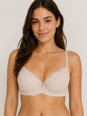 Victoria Secret Bra Color White Size 38C
